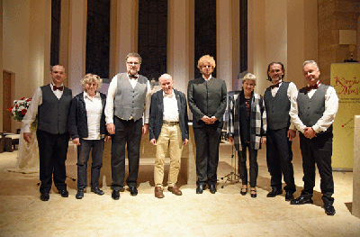 Das Ensemble Opus 4 mit drei Kindern von Prof. Bernhard Krol