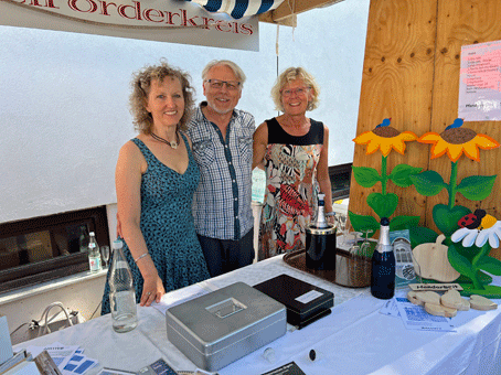 Das Team des Orgelförderkreises am Gemeindefest 2022