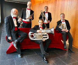 Das Ludwigsburger BlechblaserQuintett.