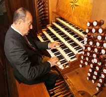 Tutularorganist Maurice Clerc aus Dijon