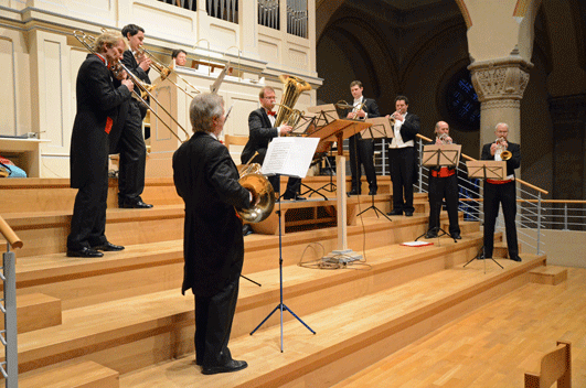 Silvesterkonzert 2019 mit dem Ludwigsburger BlechblserGuintett.