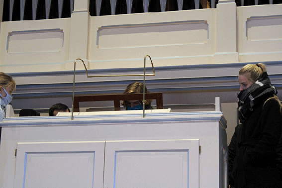 Musikhochschule Weimar auf der Walcker Orgel